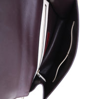 Valentino Leather Rockstud Glam Lock Medium Flap Bag