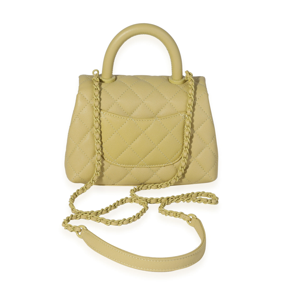 Chanel Yellow Caviar Quilted Leather Cuba Flap Bag, myGemma, QA