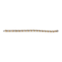 Tiffany & Co. Schlumberger Diamond Bracelet in 18k Yellow Gold/Platinum 2.95 CTW