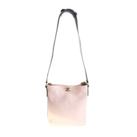 Chanel Beige Stitched Calfskin Hobo