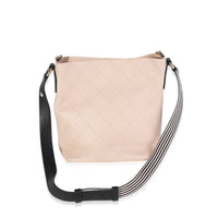 Chanel Beige Stitched Calfskin Hobo