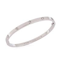 Cartier Love Bracelet in 18k White Gold Small Model (Size 17)