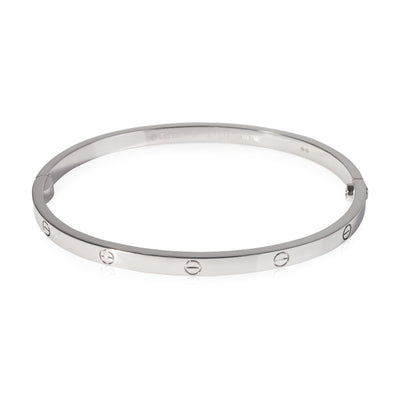 Cartier Love Bracelet in 18k White Gold Small Model (Size 17)