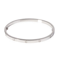 Cartier Love Bracelet in 18k White Gold Small Model (Size 17)