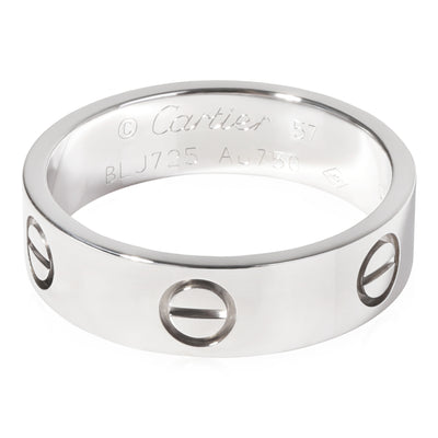 Cartier Love Ring in 18k White Gold