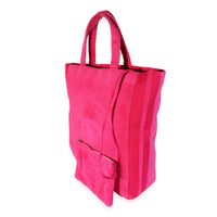 Chanel Fuchsia Terry Cloth CC Beach Tote