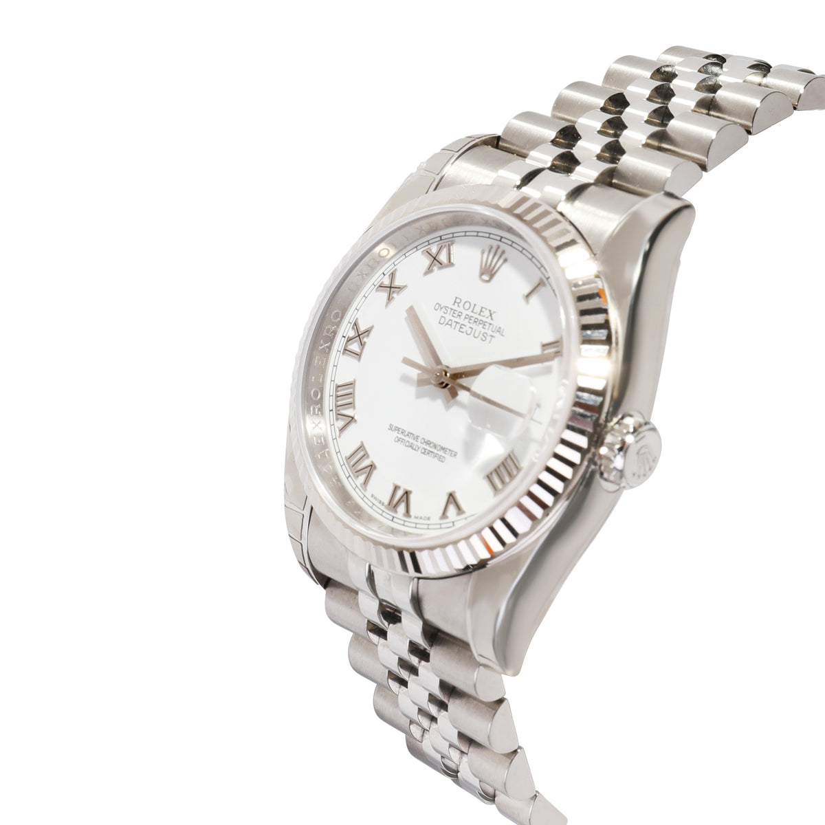 Rolex Datejust 116234 Men's Watch in  Stainless Steel/White Gold