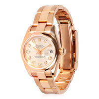 Rolex Datejust 179165 Women's Watch in 18kt Rose Gold