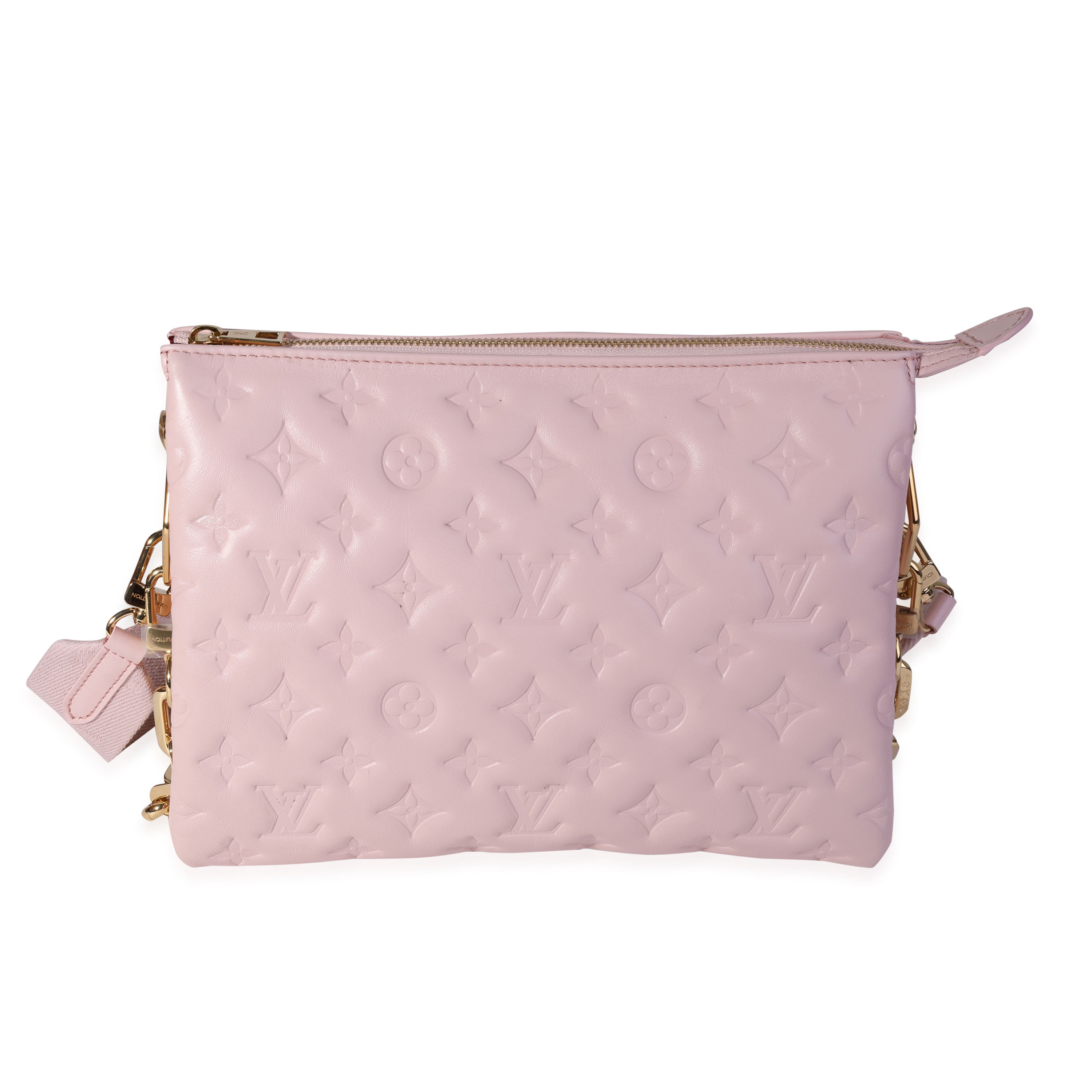 Coussin leather handbag Louis Vuitton Pink in Leather - 34275059