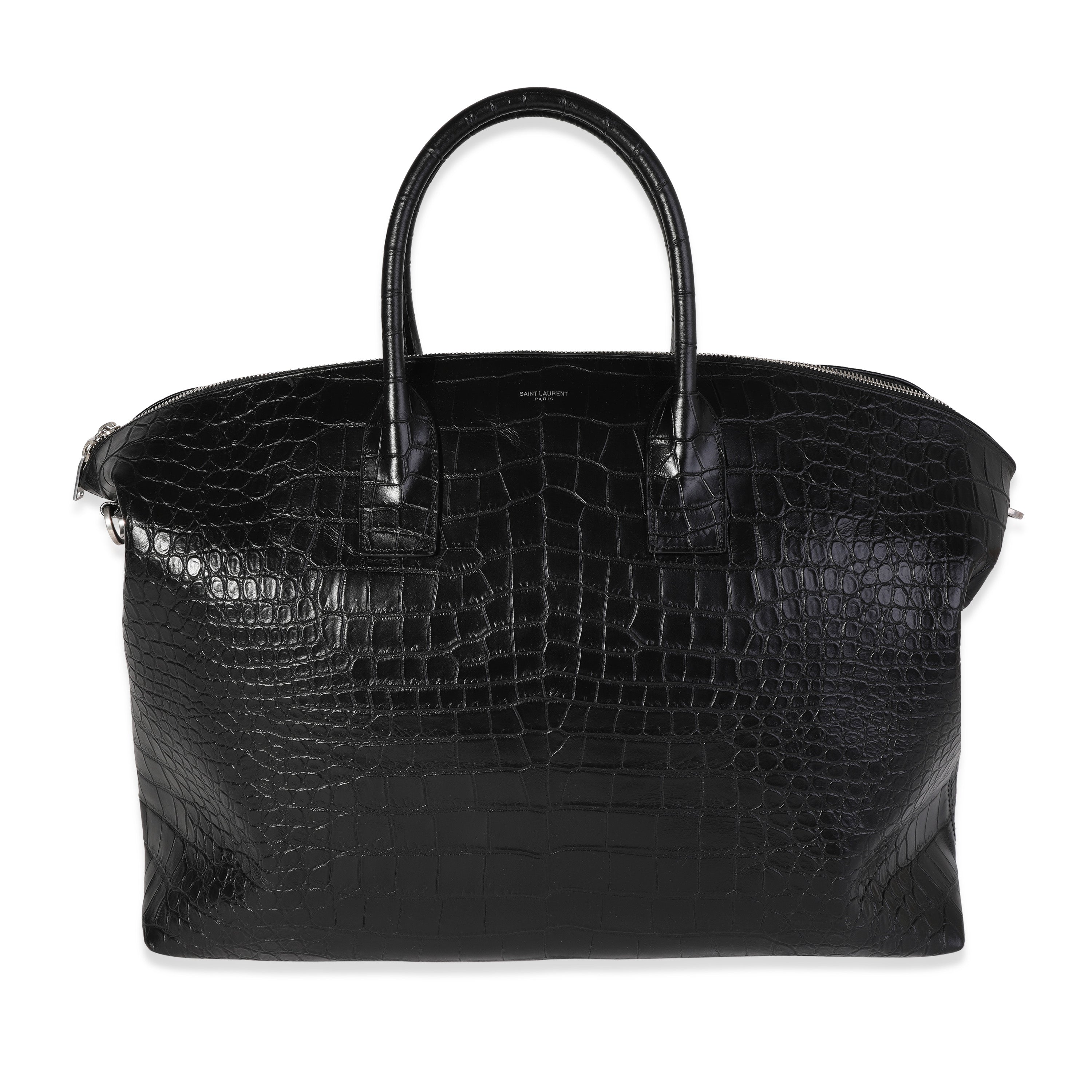 Saint Laurent Duffle Embossed Ysl Travel Bag Le Monogramme Duffle Bag