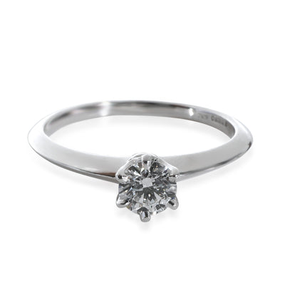 Tiffany & Co. Diamond Engagement in Platinum 0.39 ct E/VVS2