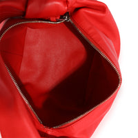 Red Nappa Mini Double Knot Bag