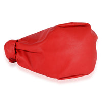 Red Nappa Mini Double Knot Bag