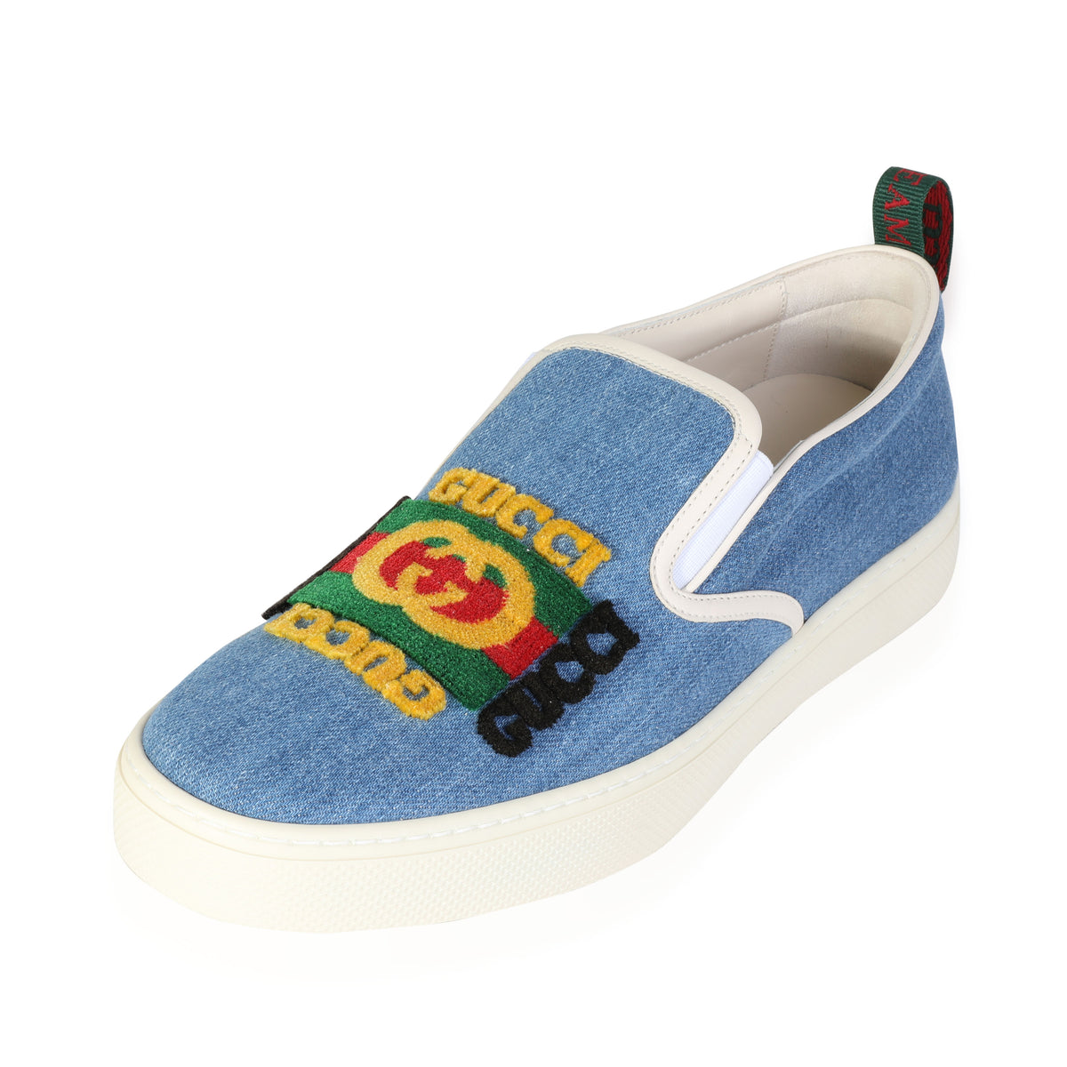 Gucci -  Gucci Slip-On Dublin Blue (7 UK)