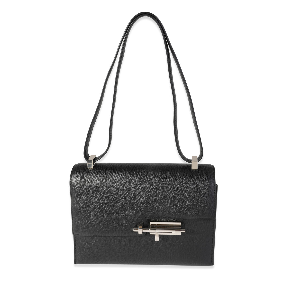 Hermès Black Epsom Verrou 23 PHW