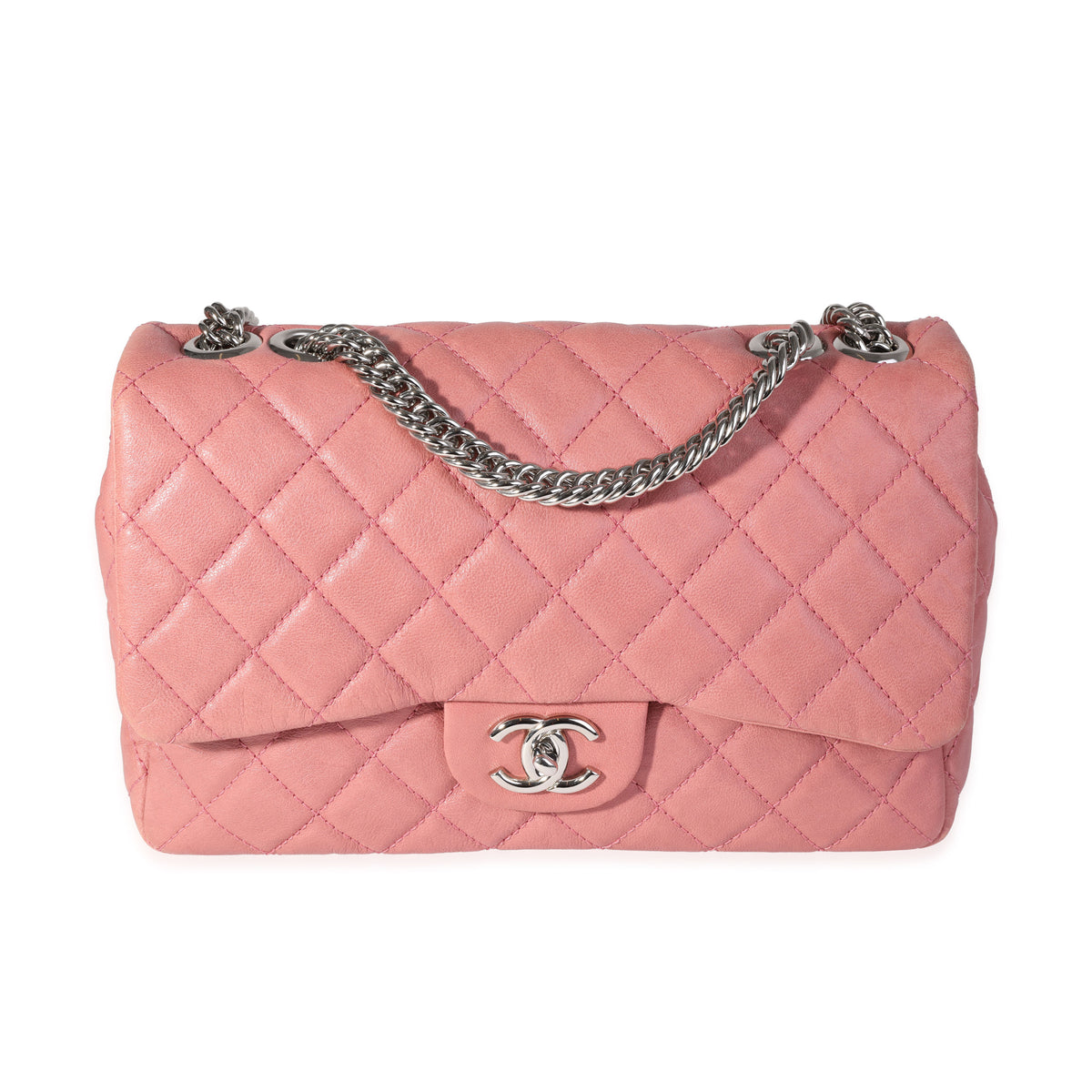 Chanel Small Hobo Bag, Pink Lambskin - New in Box - The Consignment Cafe