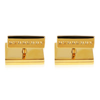 Burberry Gold Colored Cufflinks