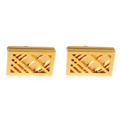 Burberry Gold Colored Cufflinks