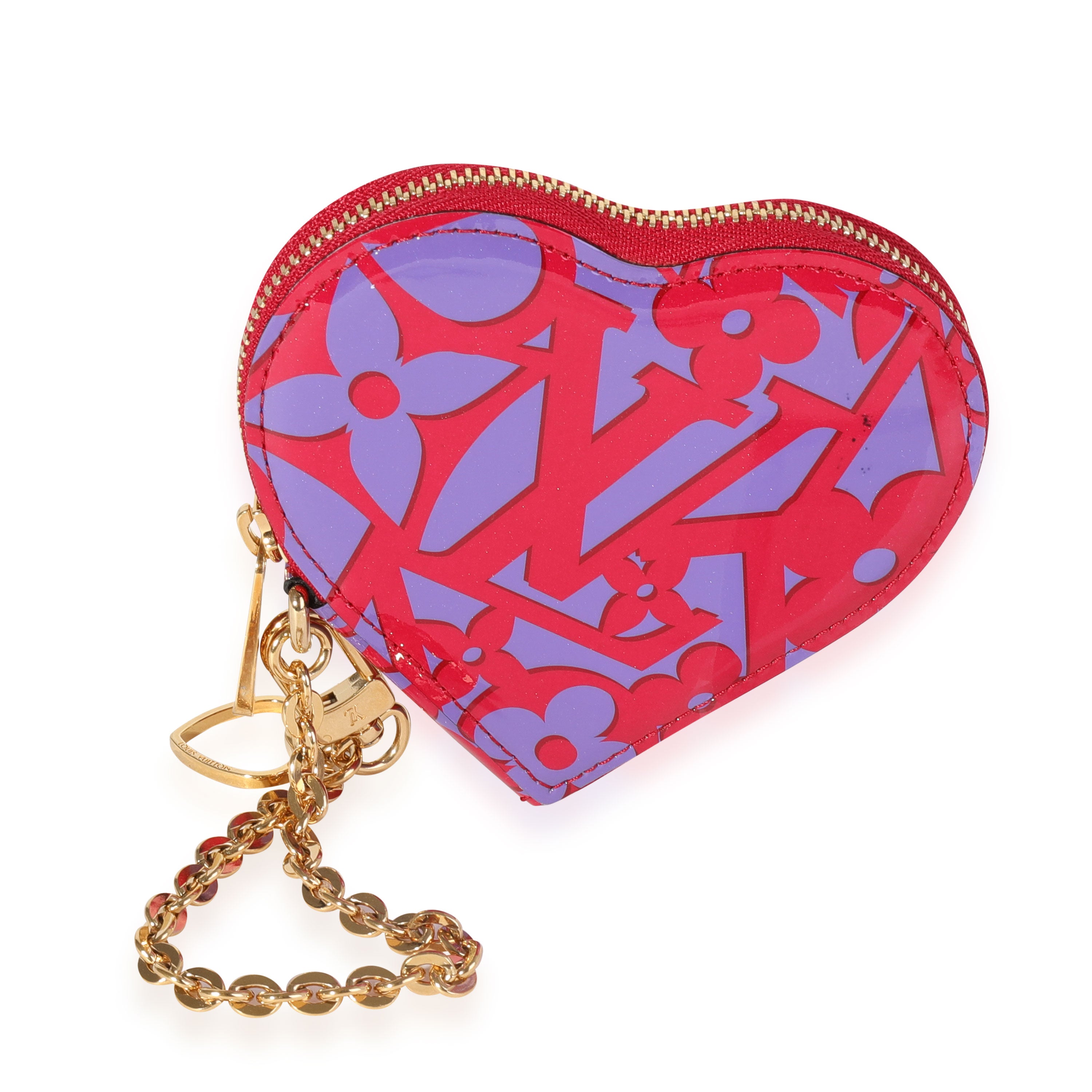 Red Heart Coin Purse On Lv Website