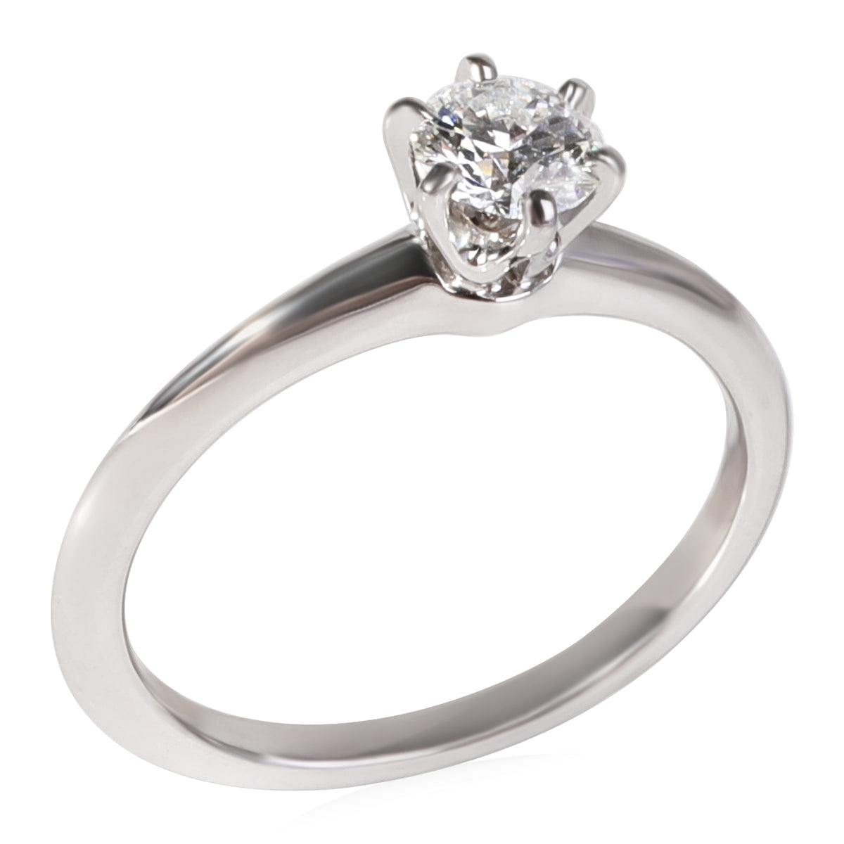 Tiffany & Co. Diamond Engagement Ring in Platinum D VS2 0.33 CTW