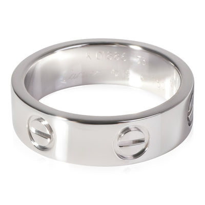 Cartier Love Ring in 18k White Gold