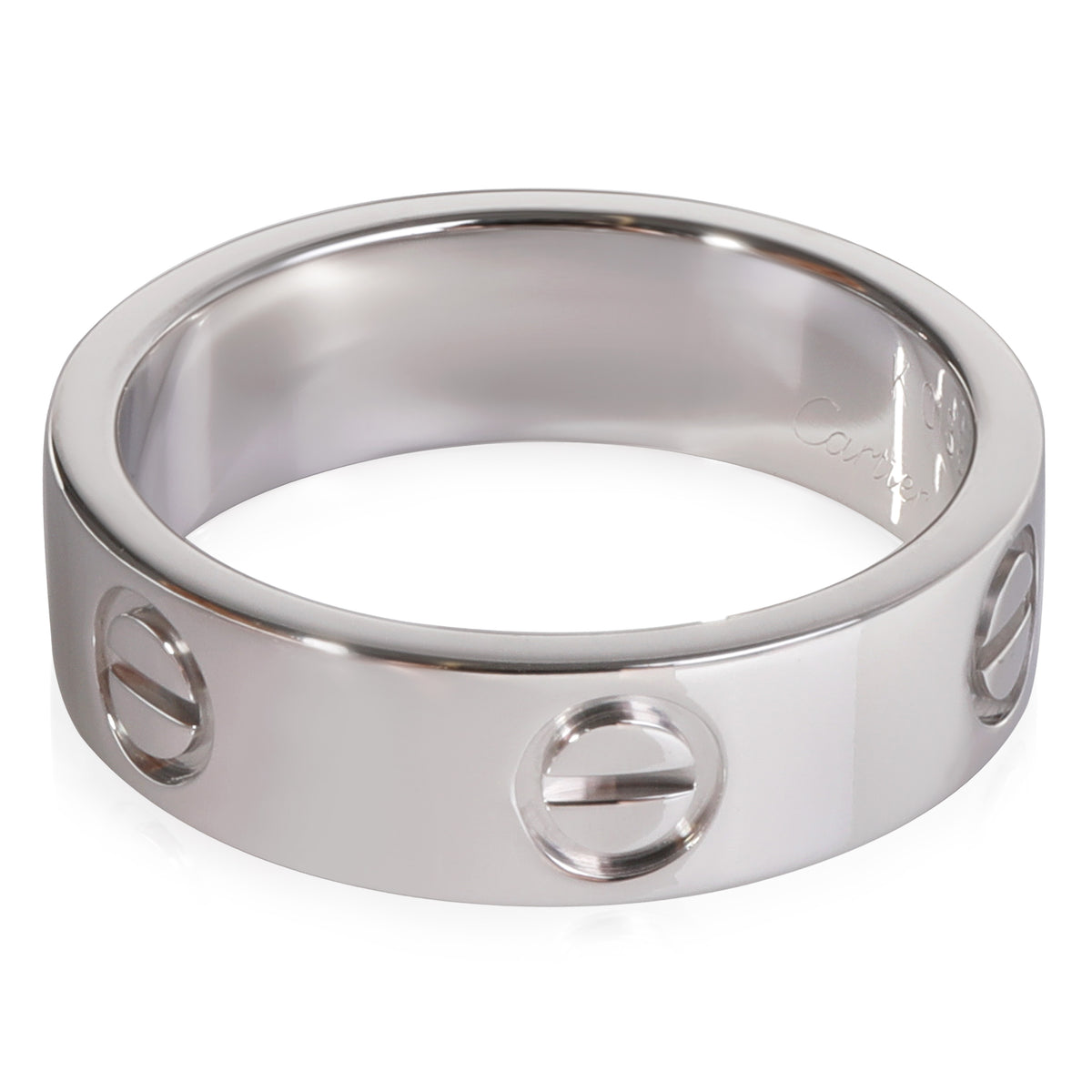 Cartier Love Ring in 18k White Gold