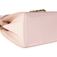 Dolce & Gabbana Pink Leather Devotion Medium Top Handle Bag