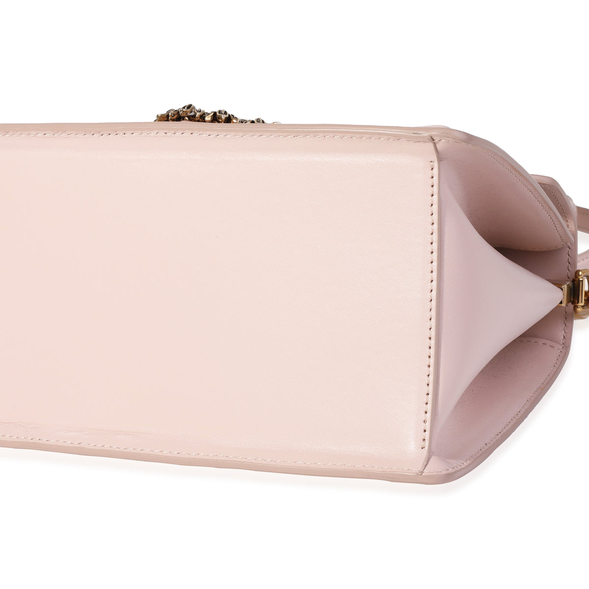 Dolce & Gabbana Pink Leather Devotion Medium Top Handle Bag