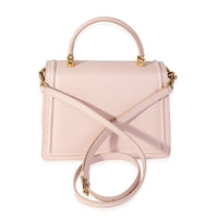 Dolce & Gabbana Pink Leather Devotion Medium Top Handle Bag