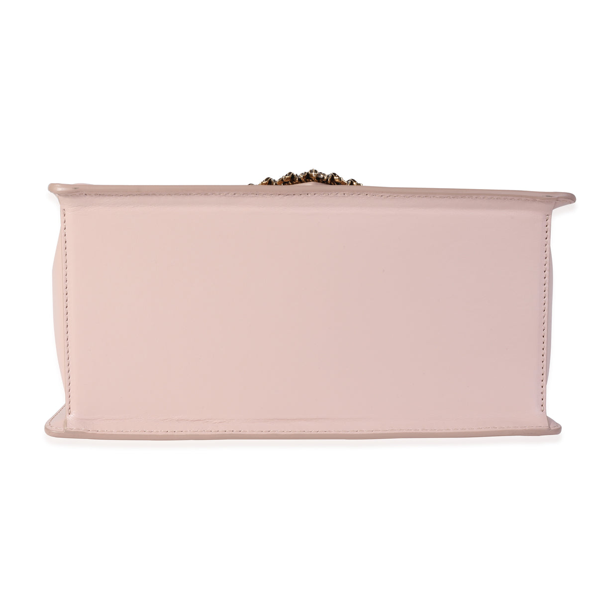 Dolce & Gabbana Pink Leather Devotion Medium Top Handle Bag