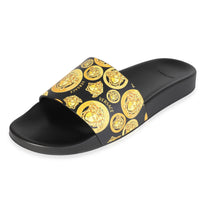 Versace -  Versace Medusa Stud Leather Slide Medusa Coin (45 EUR)