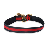 Gucci Queen Margaret Embellished Bee Web Belt