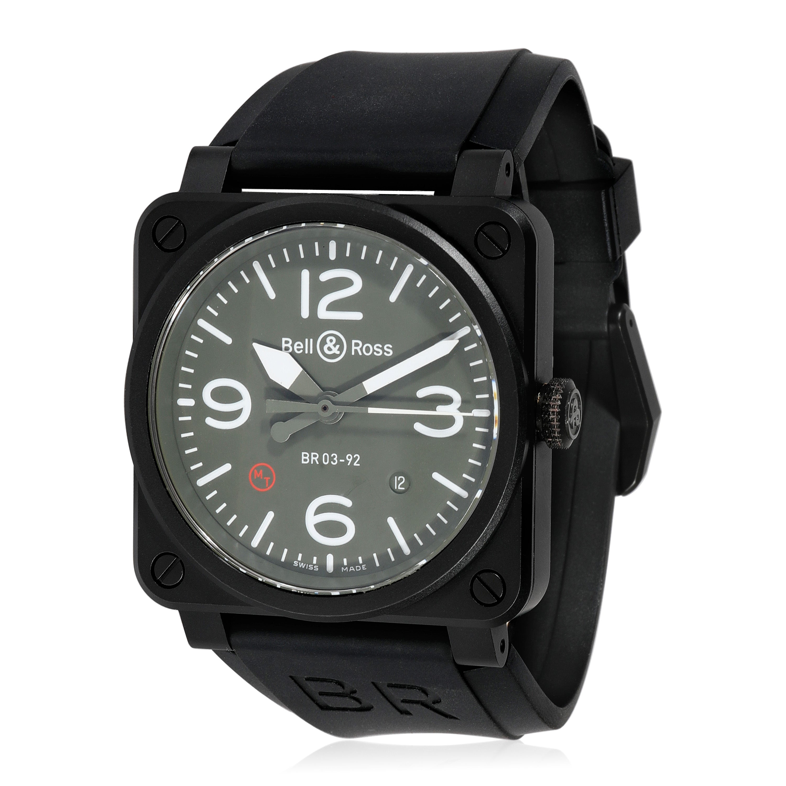 Bell Ross Military Type BR03 92 MIL Men s Watch in Ceramic