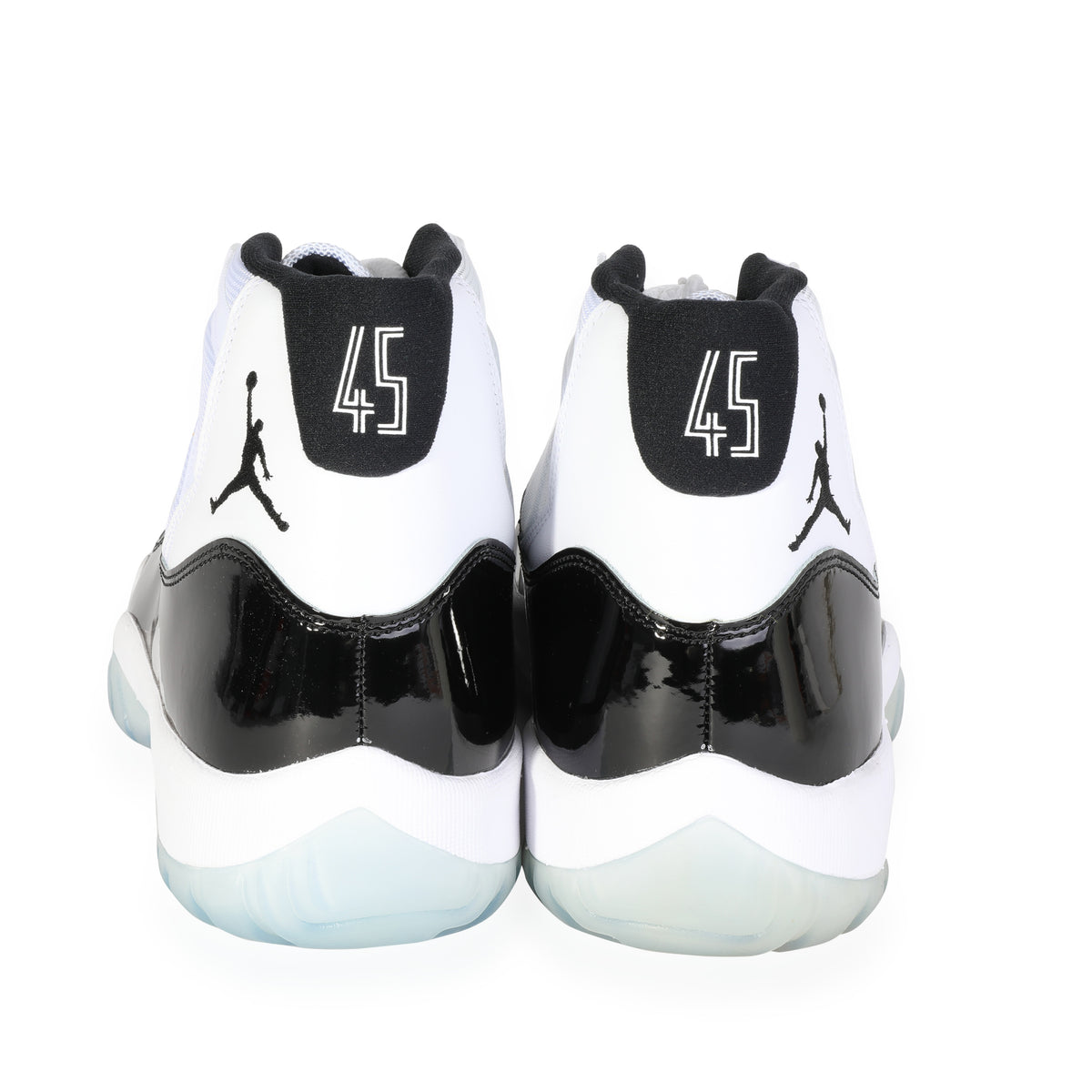 Patent Leather Jordan Concord 11 Black And White Patent Leather