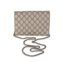 Gucci Brown GG Supreme Dionysus Chain Wallet