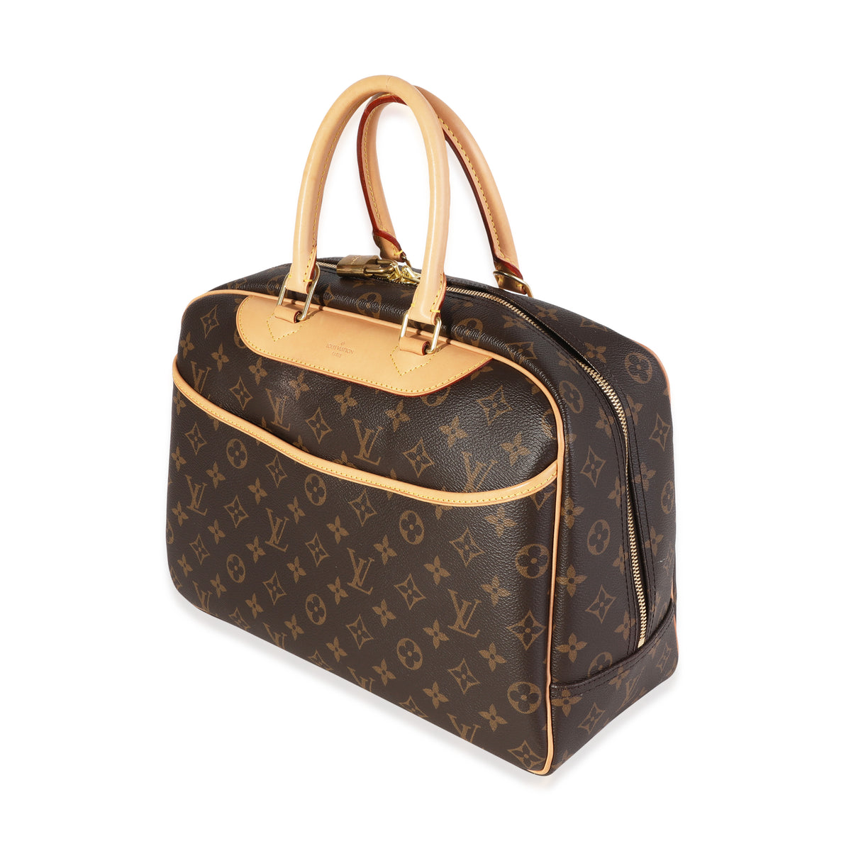 Louis Vuitton Brown Monogram Canvas Deauville Bag