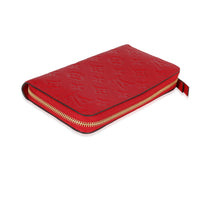 Louis Vuitton Red Monogram Empreinte Zippy Wallet