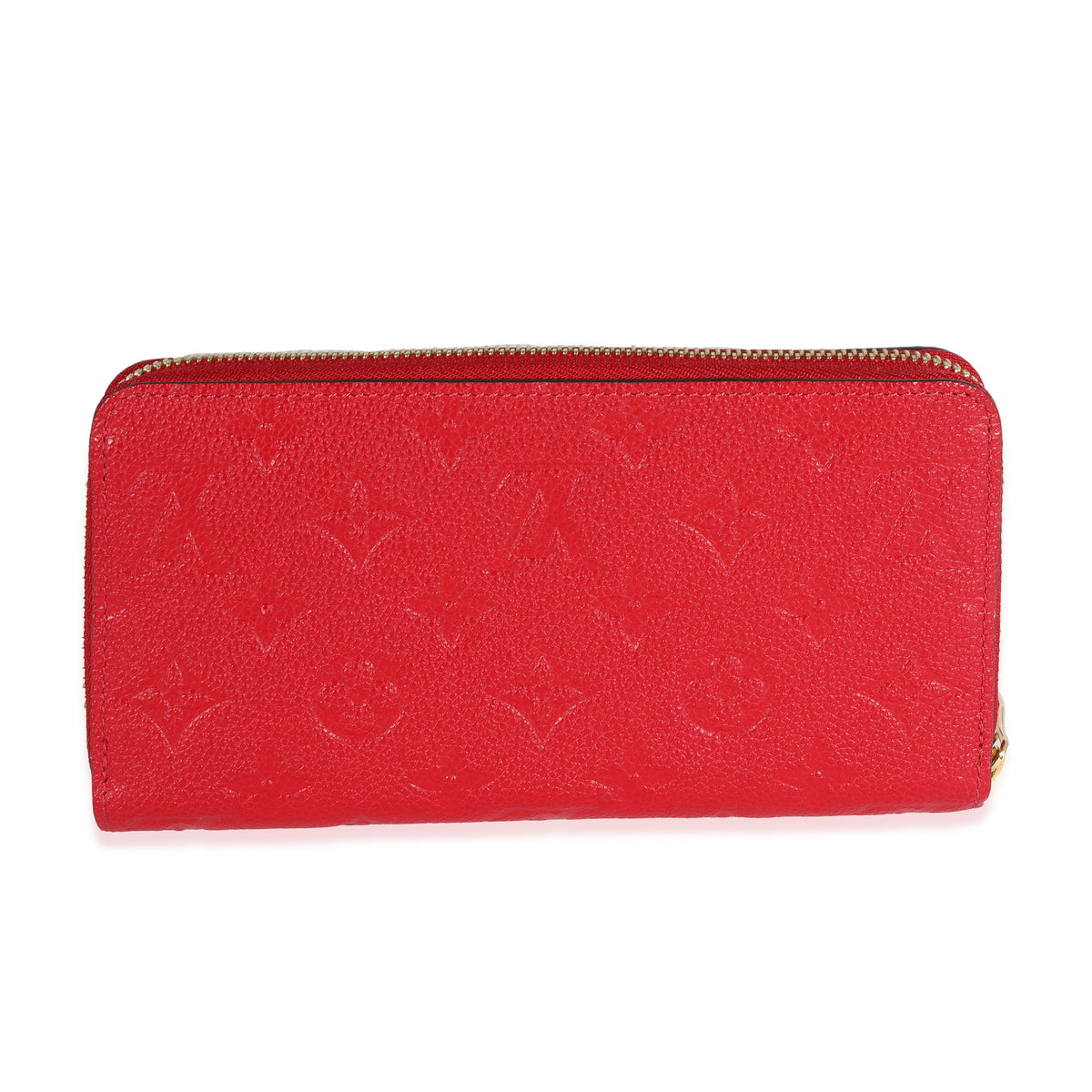 Louis Vuitton Red Monogram Empreinte Zippy Wallet QJA0FK1DRB127