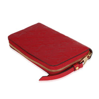 Louis Vuitton Red Monogram Empreinte Zippy Wallet