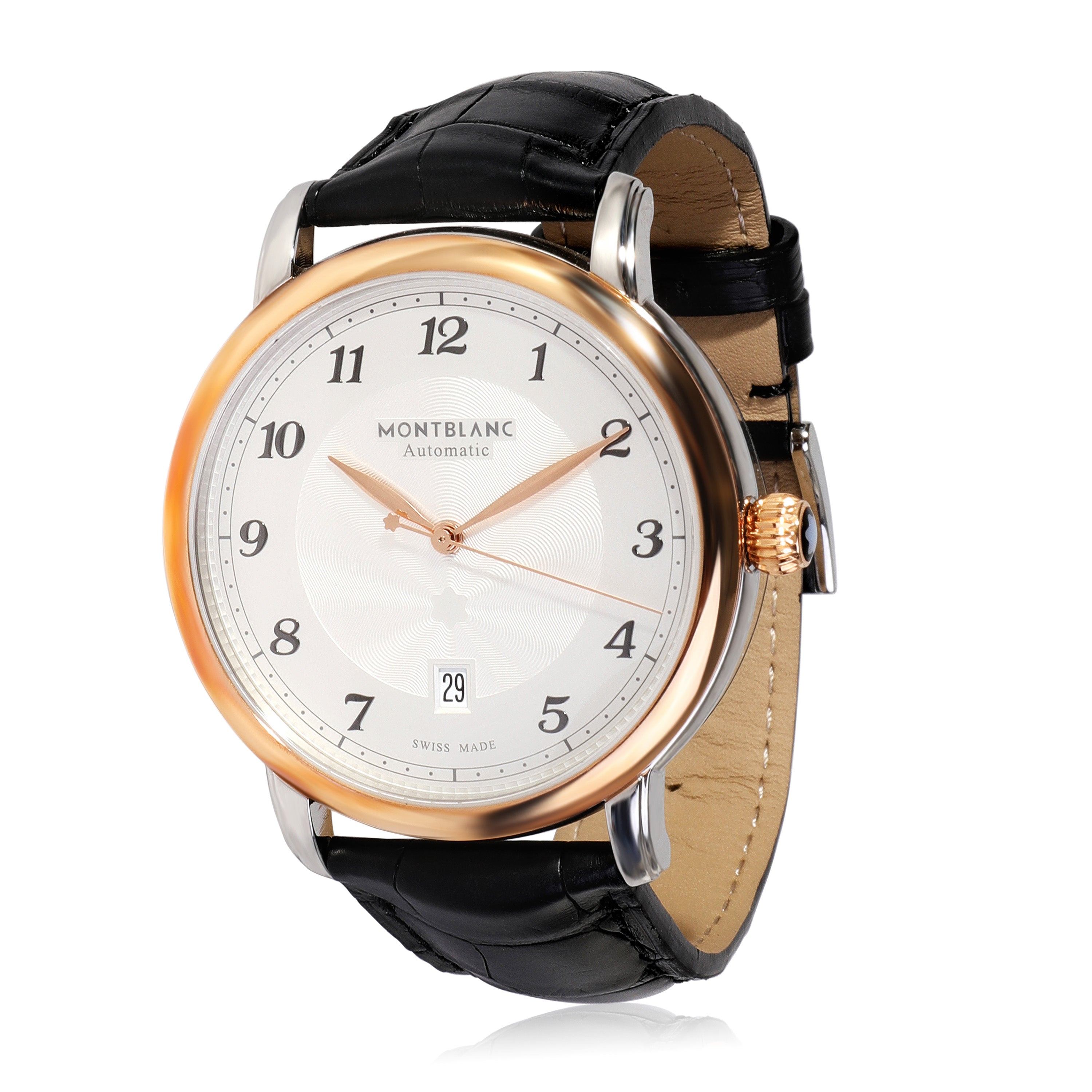 Montblanc Star Legacy 117576 Men's Watch in Stainless Steel/Rose