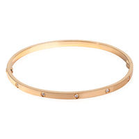 Cartier Love Diamond Small  Bracelet in 18k Yellow Gold (Size 20)