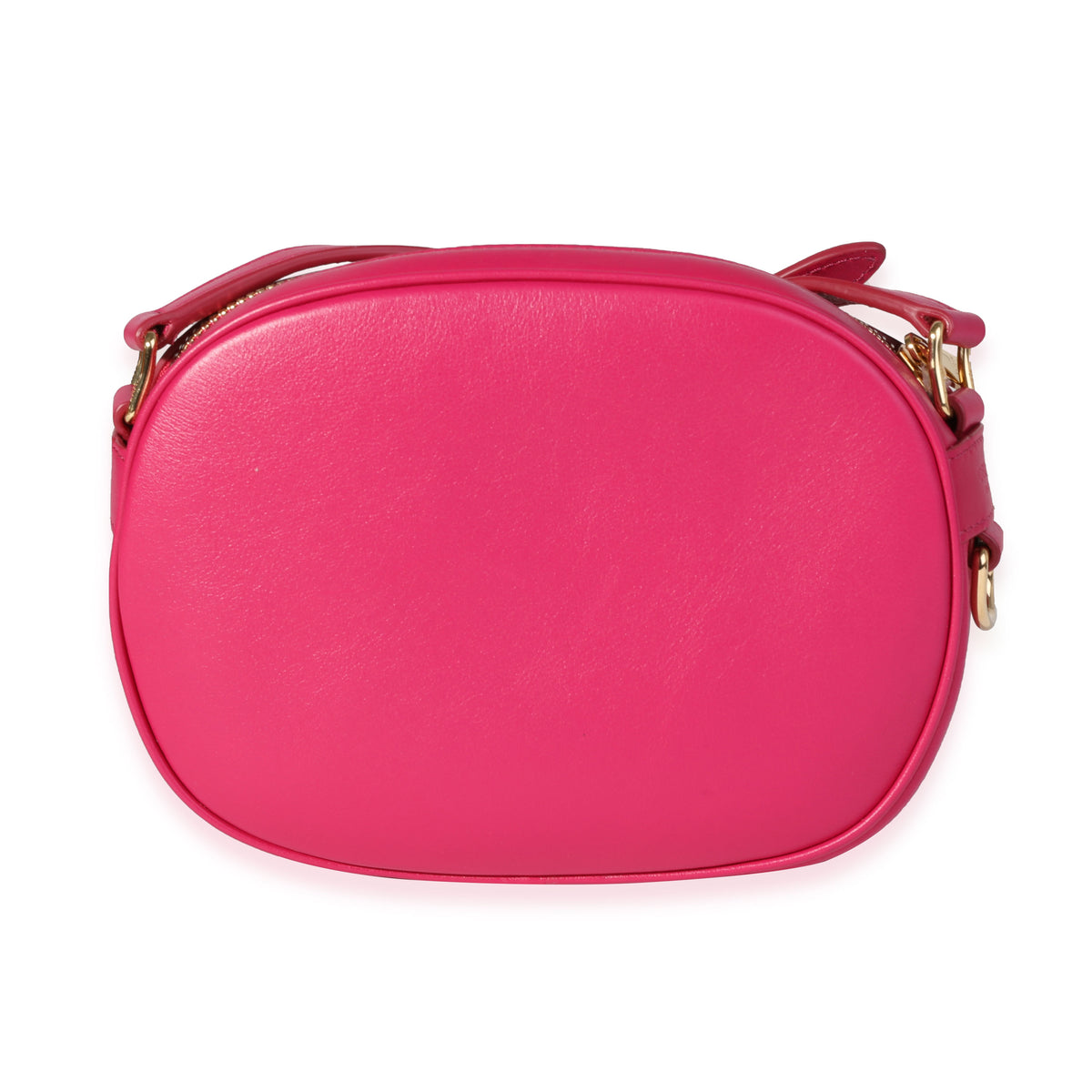 Celine Hot Pink Quilted Calfskin Small C Charm Camera Bag