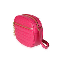 Celine Hot Pink Quilted Calfskin Small C Charm Camera Bag