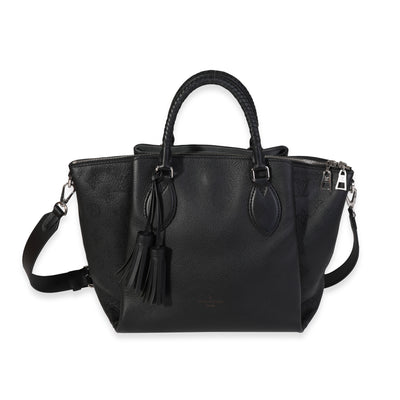 Louis Vuitton Black Mahina Leather Haumea Bag