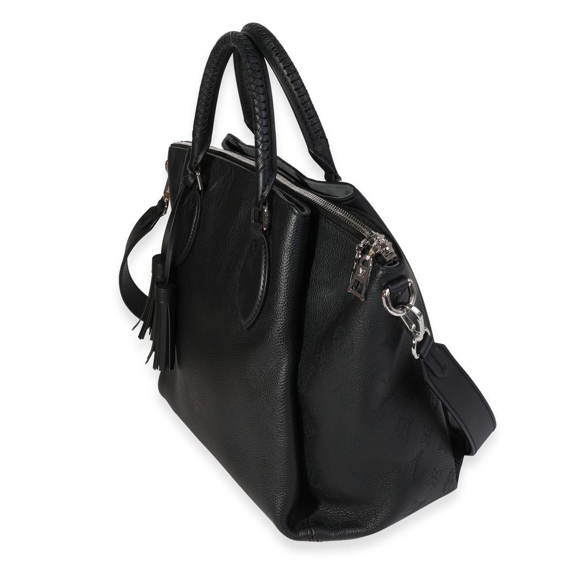 Louis Vuitton Black Mahina Leather Haumea Shoulder Bag - Yoogi's