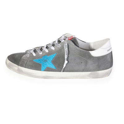 Golden Goose Superstar Grey Croco Turquoise