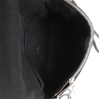 Louis Vuitton Black Calf Leather Lockme Chain Pochette