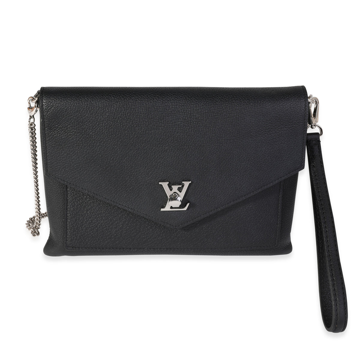 Louis Vuitton Lockme Mylockme Pochette, Black, One Size