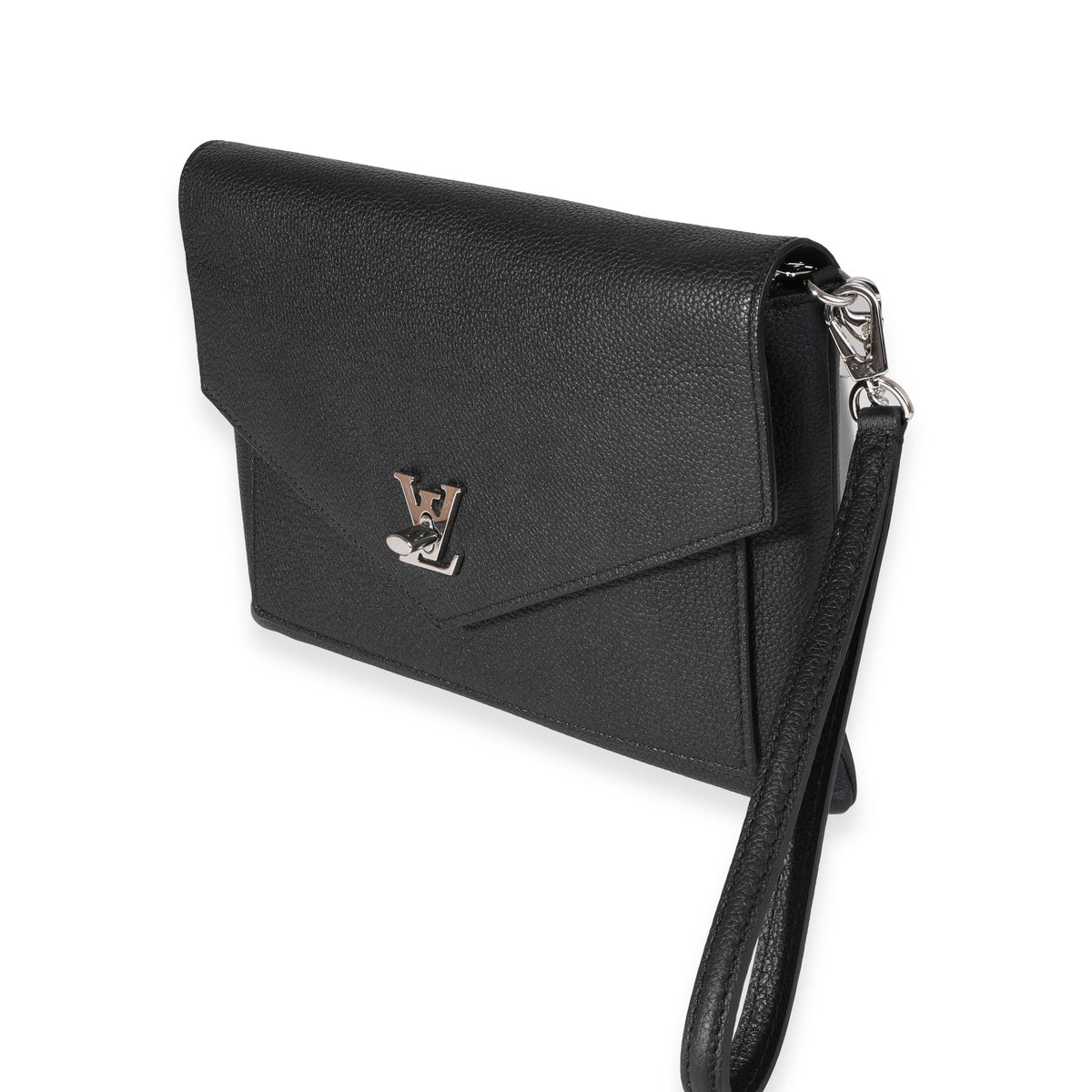 Louis Vuitton Black Calf Leather Lockme Chain Pochette, myGemma, DE