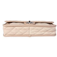 Chanel Beige Quilted Caviar French Riviera Medium Flap Bag